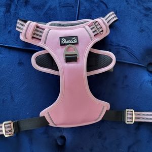 Dog Harness, Heavy Duty No Choke Pet Harness with 2 Leash Clips by Slowton Amazo